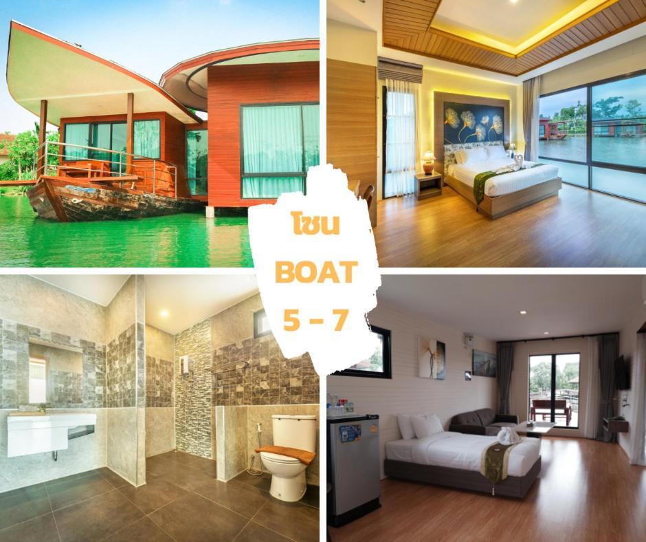 Boathouse Boutique Riverside Talat Amphoe Nakhon Chai Si Exterior photo